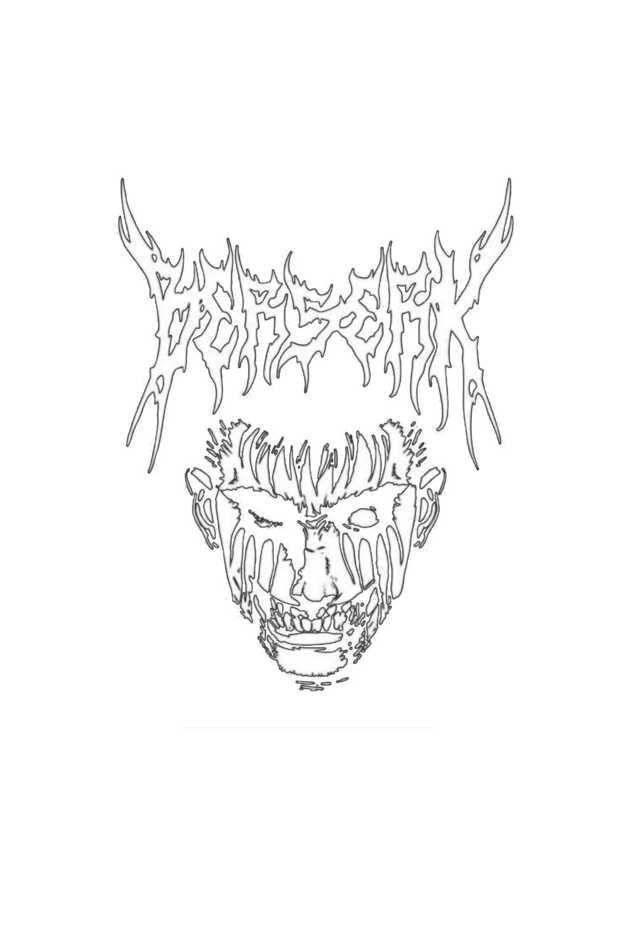 O02 BERSERK OVERSIEDTSHIRT