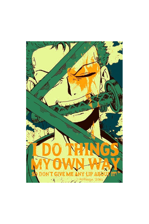 O011 ZORO OVERSIEDTSHIRT