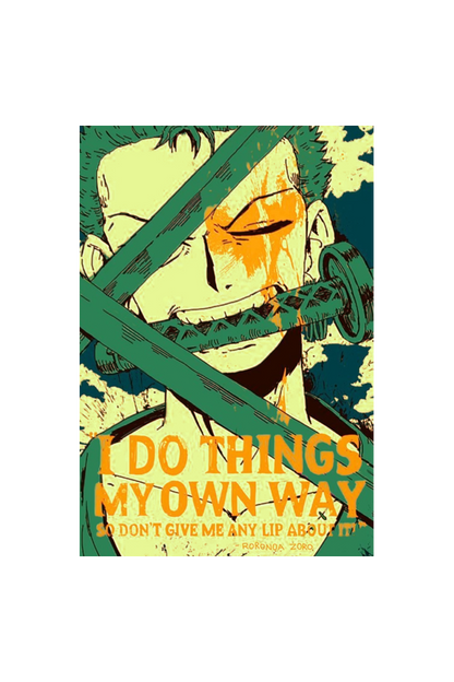 O011 ZORO OVERSIEDTSHIRT