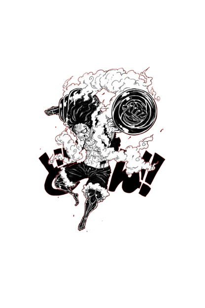 O07 LUFFY GEAR 4 OVERSIEDTSHIRT