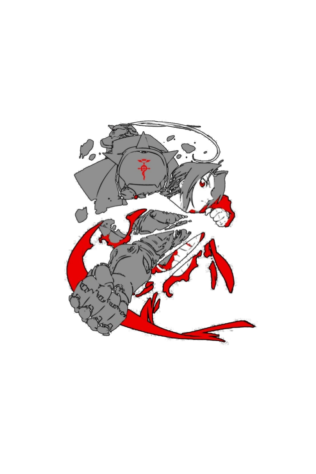 O04 FULL METAL ALCHEMIST OVERSIEDTSHIRT