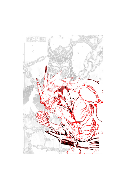 kaiju no 8 oversize tshirt