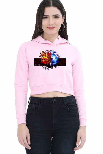 FHH01 / ESCANOR  CROP HOODIE  FOR WOMEN